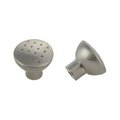 Crown Dimpled Cabinet Knob Satin Nickel Finish CHK064SN